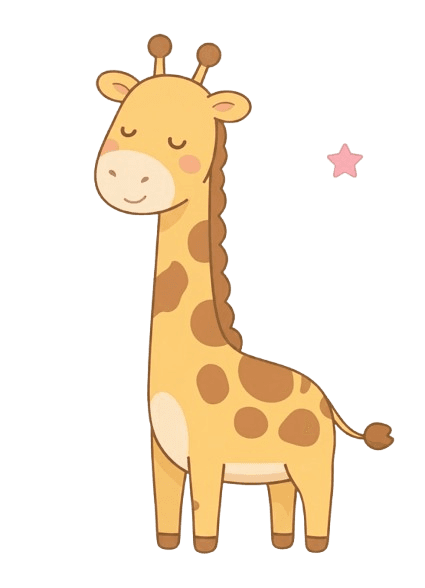 Baby Ladoo Giraffe Mascot